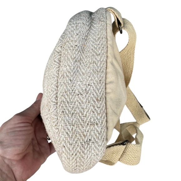 NEW Himalayan Hemp THC Free Multicolor Backpack Nepal Sustainable Boho Rasta Y2K - Picture 5 of 9